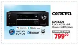 2001 Audio Video TXNR5100 7.2 Ch. 4K/8K HDR Chromecast Receiver offer
