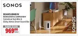 2001 Audio Video Cylindrical Sub Mini & Dolby Atmos Smart Sound Bar offer