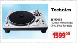2001 Audio Video SL1500CS TECHNICS Premium Class Direct Drive Turntable offer