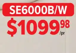 2001 Audio Video SE6000B/W PARADIGM offer