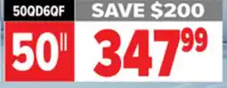 2001 Audio Video 50QD6QF Hisense 50 QLED TV offer