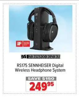 2001 Audio Video RS175 SENNHEISER Digital Wireless Headphone System offer