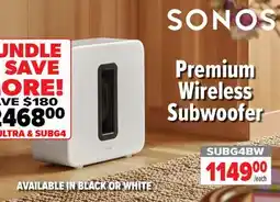 2001 Audio Video SUBG4BW Premium Wireless Subwoofer offer