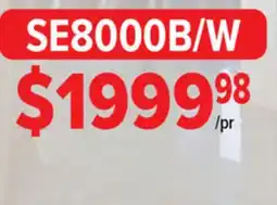 2001 Audio Video SE8000B/W PARADIGM offer