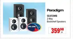 2001 Audio Video SEATOMB Paradigm 2-Way Bookshelf Speakers offer