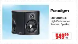 2001 Audio Video SURROUND3P Paradigm High-Performance Surround Speaker offer