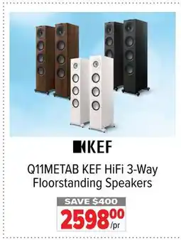 2001 Audio Video Q11METAB KEF HiFi 3-Way Floorstanding Speakers offer
