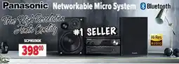 2001 Audio Video SCPMX90K Panasonic Networkable Micro System offer