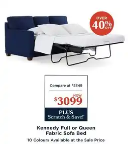 La Z Boy Kennedy Full or Queen Fabric Sofa Bed offer
