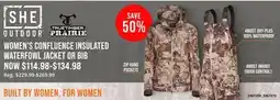 Cabela's TRUETIMBER WOMEN'S CONFLUENCE INSULATED WATERFOWL JACKET OR BIB offer