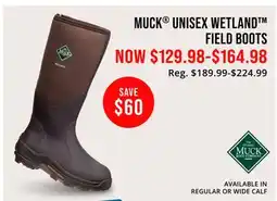 Cabela's MUCK UNISEX WETLAND FIELD BOOTS offer
