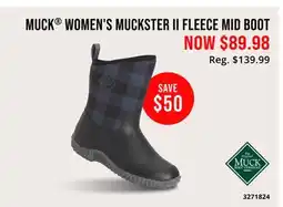 Cabela's MUCK WOMEN'S MUCKSTER II FLEECE MID BOOT offer