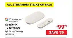 Visions Electronics Google 4K TV Streamer offer