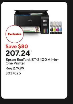Staples Epson EcoTank ET-2400 All-in-One Printer offer