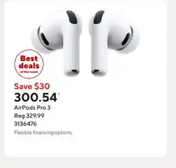 Staples AirPods Pro 3 offer