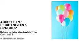Michaels Ballons en latex standard de 11 po offer