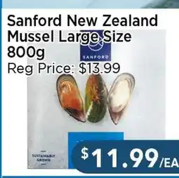 Blue Sky Supermarket Sanford New Zealand Mussel Large Size offer