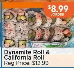 Blue Sky Supermarket Dynamite Roll & California Roll offer