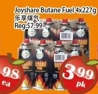 Food Depot Supermarket Joyshare Butane Fuel offer
