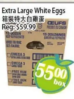 Food Depot Supermarket Extra Large White Eggs offer