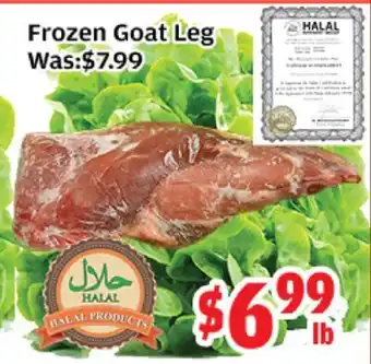 Top Food Supermarket Frozen Goat Leg offer