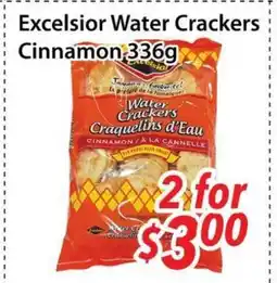 Bestco Food Mart Excelsior Water Crackers Cinnamon offer