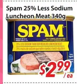 Bestco Food Mart Spam 25% Less Sodium Luncheon Meat offer