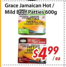 Bestco Food Mart Grace Jamaican Hot / Mild Beef Patties offer
