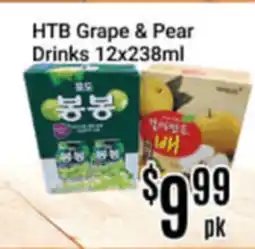 Nations Fresh Foods HTB Grape & Pear Drinks offer