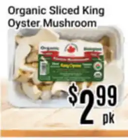 Nations Fresh Foods Organic Sliced King Oyster Mushroom offer