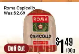 Nations Fresh Foods Roma Capicollo offer