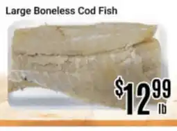 Nations Fresh Foods Large Boneless Cod Fish offer