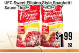 Nations Fresh Foods UFC Sweet Filipino Style Spaghetti Sauce offer