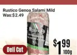Nations Fresh Foods Rustico Genoa Salami Mild offer