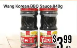 Nations Fresh Foods Wang Korean BBQ Sauce offer