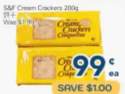 Oceans Fresh Food Market S&F Cream Crackers offer