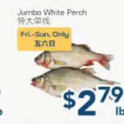 Oceans Fresh Food Market Jumbo White Perch offer