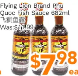 Ample Food Market Flying Lion Brand Phu Quoc Fish Sauce offer