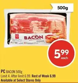 Shoppers Drug Mart PC Bacon offer