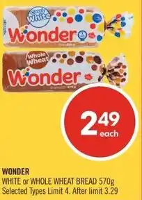 Shoppers Drug Mart Wonder offer