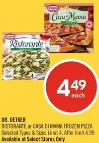 Shoppers Drug Mart Dr. oetker ristorante offer