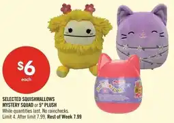 Shoppers Drug Mart Squishmallows mystery squad offer