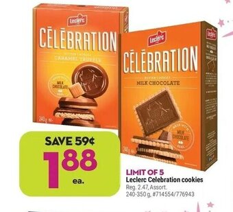 Giant Tiger Leclerc celebration cookies offer