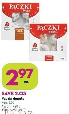 Giant Tiger Paczki donuts offer