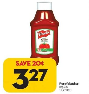 Giant Tiger French's ketchup offer