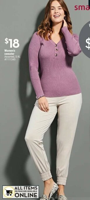 Giant Tiger Women's sweater offer