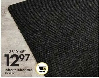Giant Tiger Indoor/outdoor mat offer