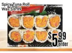 Nations Fresh Foods Spicy Tuna Roll offer