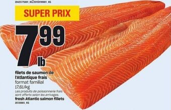 Provigo Filets de saumon de l'Atlantique frais offer