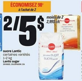 Provigo Sucre Lantic offer